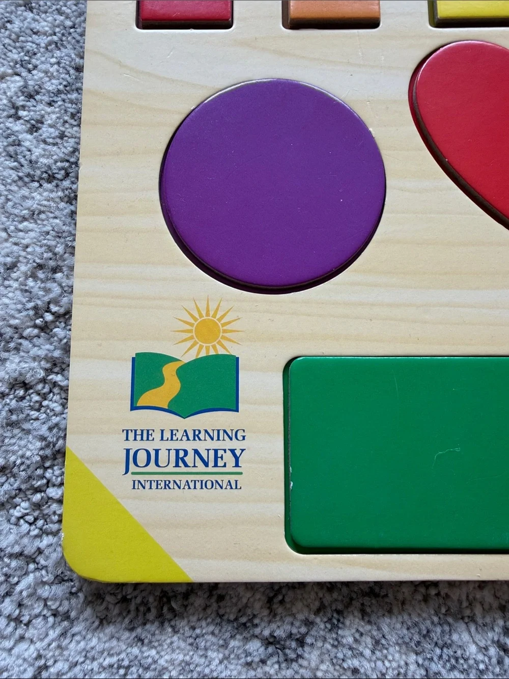 The Learning Journey Wooden Colors & Shapes Puzzle - Multicolor